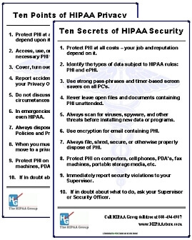 HIPAA Privacy & Security Posters (Set of 2)